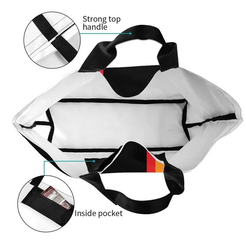 Bolsa bag Bandeira do Orgulho LGBT Progresso Bolsa de Compras Bolsa de Compras Feminina Bolsa de Ombro de Lona para Orgulho Gay Bolsas de Grande Capacidade bolsa grande LGBTQIAP+